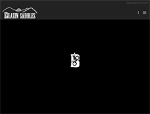 Tablet Screenshot of blazinsaddleshub.com